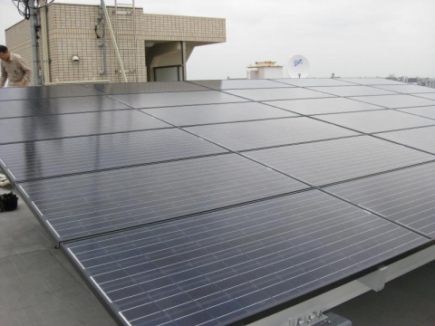【清須店】名古屋市中村区N様マンションの屋上に太陽光発電5.7ｋｗを設置しました